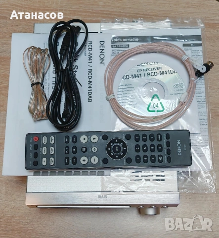 Микро Hi-Fi система Denon RCD-M41DAB + Тонколони SC-M41 Bluetooth & DAB+, снимка 9 - Аудиосистеми - 53660989