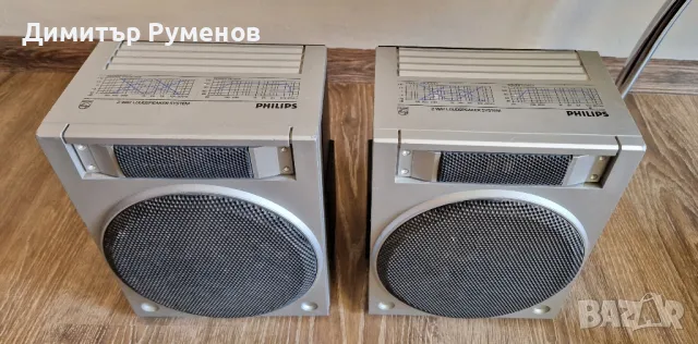 Тонколони радиокасетофон Philips D8534, снимка 2 - Радиокасетофони, транзистори - 49412932