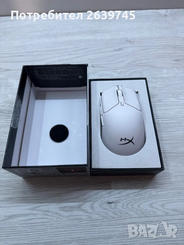 Мишка hyperx haste 2 mini wireless, снимка 2 - Клавиатури и мишки - 53873780