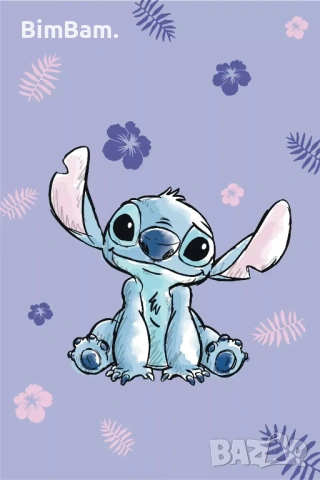 Детско одеяло LILO AND STITCH / Лило и Стич, снимка 2 - Спално бельо и завивки - 53617490