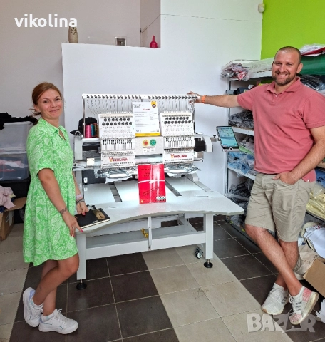 Двуглава машина за Бродерия 500мм х 400 мм със сертификат и патент, снимка 3 - Други машини и части - 48813020