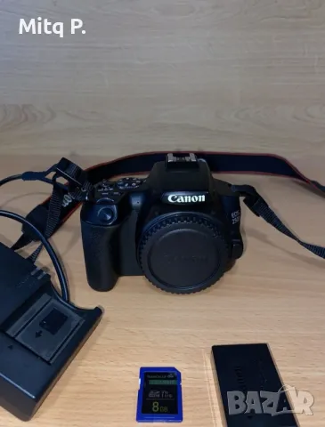 Продавам Canon DSLR 250d + Обектив Canon 18-55mm f/3.5-5.6 IS STM, снимка 3 - Камери - 48300967