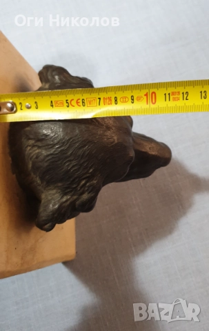 Метална пластика на ловно куче, снимка 6 - Антикварни и старинни предмети - 52016846