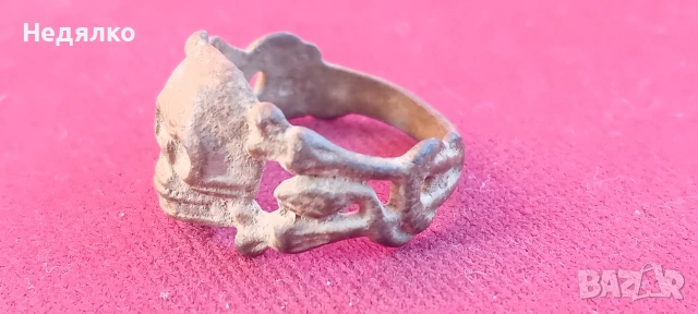 Оригинал "Bandenkampf",WW2,SS,немски пръстен, снимка 7 - Антикварни и старинни предмети - 53091152