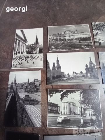 колекция черно бели пощенски картички СССР Москва, снимка 8 - Колекции - 45240197