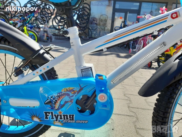 MONI Велосипед 16" 1690 син, снимка 5 - Велосипеди - 53759553