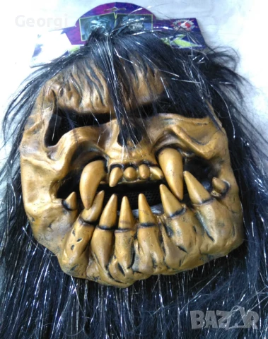 Карнавална маска с перука/парти/хелоуин 