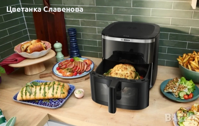 Еърфраер BOSCH  MAF671B1, 7.2 л, 1800 W, снимка 5 - Фритюрници - 52404454
