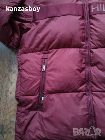 tommy hilfiger regular fit bordo - дебело мъжко яке М, снимка 8 - Якета - 53328352