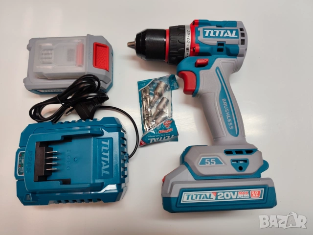 Гайковерт,перфоратор, ъглошлаиф,зарядно ,батерии-тотал, снимка 4 - Винтоверти - 52319114