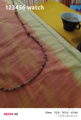 Стар китайски гердан от естествени камъни