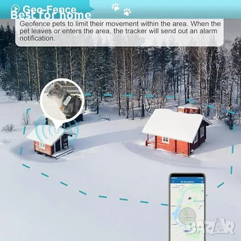 TK911Pro GPS нашийник за проследяване на кучета-тракер, снимка 4 - За кучета - 49399998
