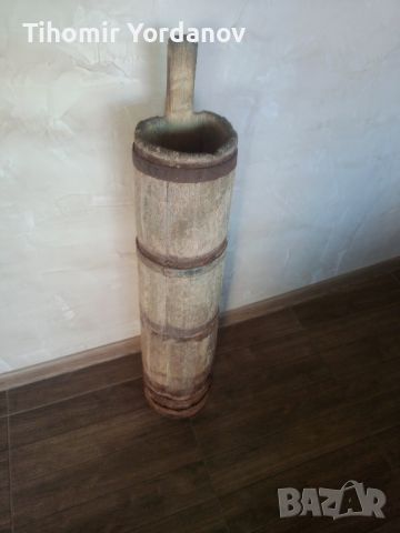 Стара дървена буталка за масло., снимка 11 - Антикварни и старинни предмети - 45680895
