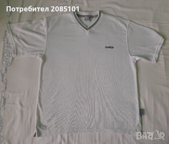 Мъжка бяла тениска, снимка 1 - Тениски - 45369913