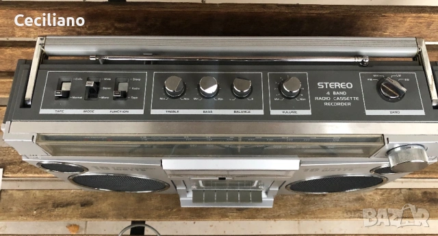 Рядък ретро радиокасетофон  💥Club 6001(Germany), снимка 6 - Радиокасетофони, транзистори - 53761357