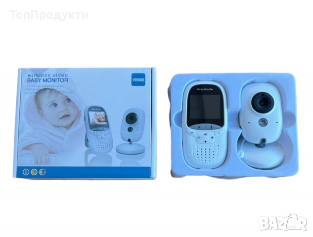 Видео бебефон с камера,2.0 инча монитор,VB602, снимка 6 - Бебефони - 52989083