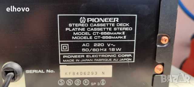 Дек Pioneer CT-656 MARKII, снимка 3 - Декове - 46256145