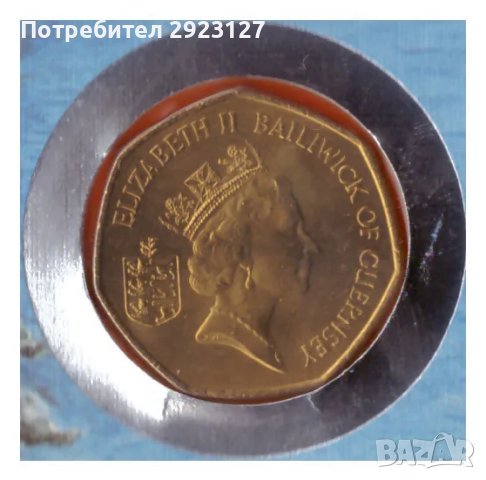 ГОЛЯМ НУМИЗМАТИЧЕН ПЛИК С МОНЕТА (NUMISBRIEF) ГЪРНСИ, снимка 2 - Нумизматика и бонистика - 47079648