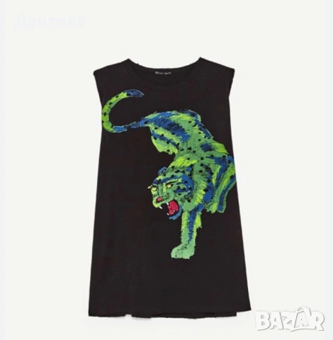 ZARA Нова дамска жестока тениска, снимка 4 - Тениски - 54227736