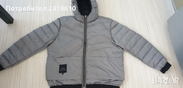  Armani Exchange A/X Mens Down Jacket Size 2XL  ОРИГИНАЛ! Мъжко Пухено Яке!, снимка 11 - Якета - 47652991