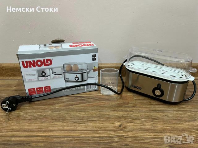 Немска Яйцеварка Unold U38610, 210 W, Аларма, Inox, снимка 1 - Други - 46188459