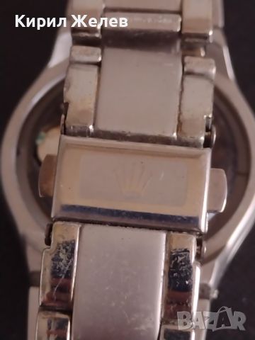 Метална верижка за мъжки часовник ROLEX стилен дизайн 42662, снимка 4 - Каишки за часовници - 45380528