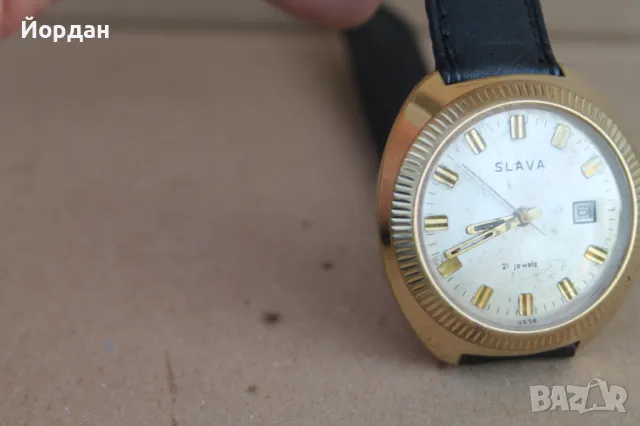 СССР мъжки часовник ''Слава'', снимка 2 - Антикварни и старинни предмети - 50195004