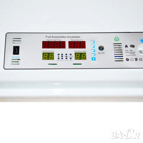 Автоматичен инкубатор за яйца 64 (DC12V / AC220V), снимка 5 - За птици - 50439572