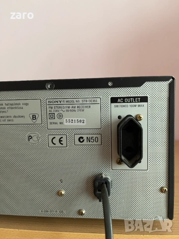 Ресивър Sony STR-DE 185, снимка 8 - Ресийвъри, усилватели, смесителни пултове - 54063771