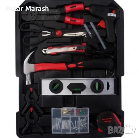 Куфар с инструменти 499 части KraftWorld – тресчотни ключове,тресчотка, клещи, отвертки, снимка 2 - Куфари с инструменти - 50335560