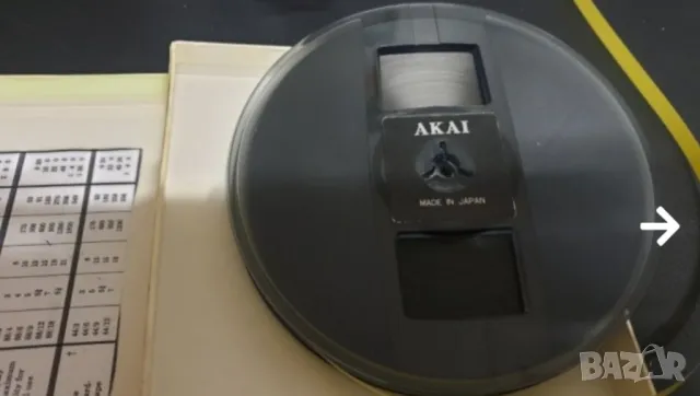 13см. магнетофонна ролка Akai Video tape VT-5. В перфектно състояние., снимка 1 - Декове - 48343964