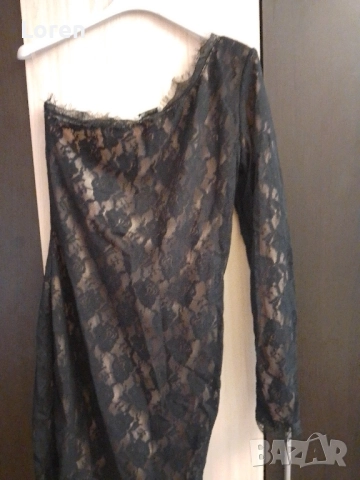 *Last Point life*Нова рокля подплатена с дантела без един ръкав, снимка 10 - Рокли - 52580380