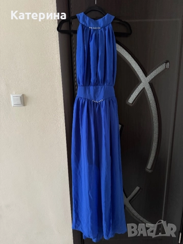 Официална рокля в синьо 