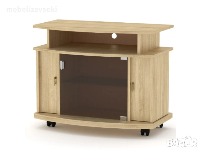 Нов! ТВ шкаф Компанит Америка, снимка 4 - Шкафове - 53807112