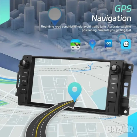 Мултимедия Chevrolet Навигация Android CHRYSLER JEEP Cherokee DODGE, снимка 5 - Навигация за кола - 52085097