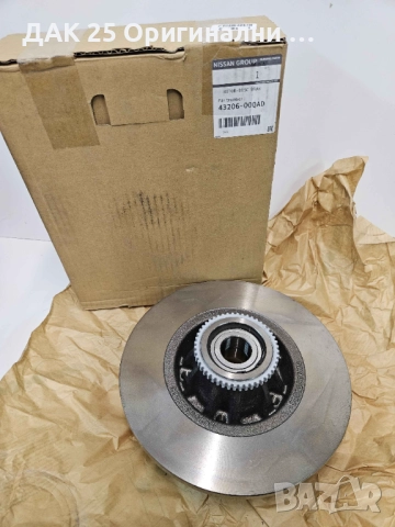 NISSAN 4320600QAD Спирачен диск + лагер  Нов Оригинален артикул