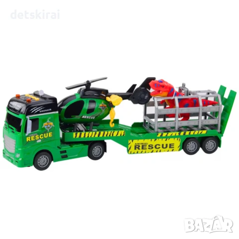 Голям камион за спасяване на динозаври, снимка 2 - Коли, камиони, мотори, писти - 53828461