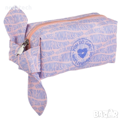  Несесер Miss Lemonade, Лилав, 21x8x10см., снимка 2 - Ученически пособия, канцеларски материали - 51613126