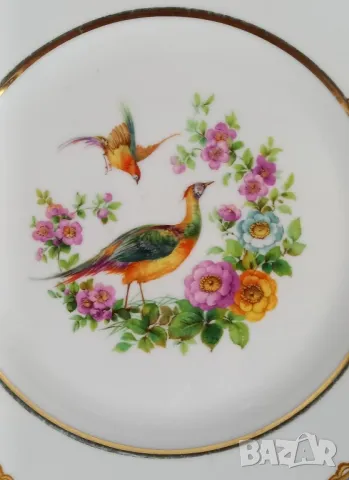 Чиния с фазани и цветя - Schumann