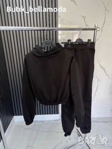 Черен ватиран сет , снимка 3 - Спортни екипи - 52008748