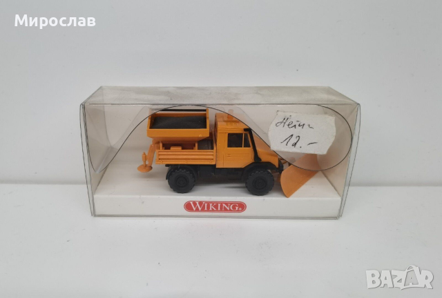 WIKING H0 1/87 MERCEDES BENZ UNIMOG МОДЕЛ КОЛИЧКА ИГРАЧКА, снимка 1 - Колекции - 44972719