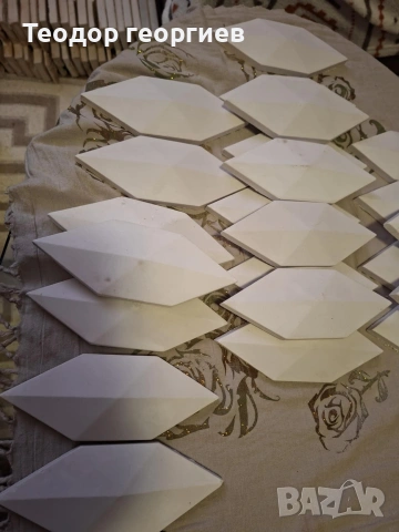 Декоративни 3D пана плочки – модерен геометричен дизайн, снимка 4 - Декорация за дома - 53532728