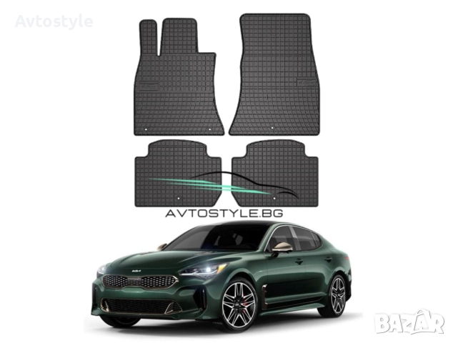 Гумени стелки зa Kia Stinger 2017-2023 г., Frogum - El Toro, снимка 1