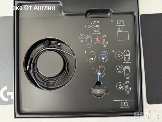 Подложка Гейминг Logitech - PowerPlay + мека и твърда, снимка 7 - Клавиатури и мишки - 49999981