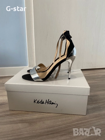 Елегантни обувки с огледален ток