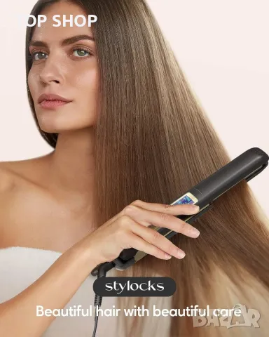 Stylocks професионална пресаза коса с регулируема температура 80-230 градуса, снимка 7 - Преси за коса - 48507715