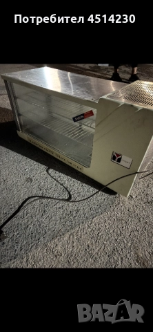 Хладилна витрина със стъклени плъзгащи врати – работеща, подходяща за магазин/кафе, снимка 3 - Витрини - 52436605