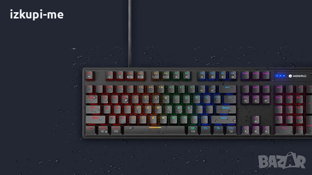Комплект клавиатура + мишка KOORUI MKC02, снимка 3 - Клавиатури и мишки - 52696351