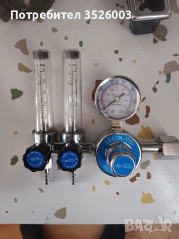 Редуцир вентил за аргон /CO2, снимка 3 - Други инструменти - 54051514