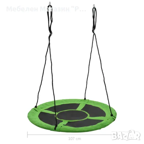 ЛЮЛКА, 110 СМ, 100 КГ, ЗЕЛЕНА, снимка 4 - Градински мебели, декорация  - 47148605